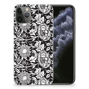 Apple iPhone 11 Pro TPU Case Black Flowers