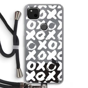 XOXO: Pixel 4a Transparant Hoesje met koord