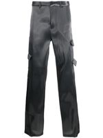 HELIOT EMIL pantalon droit à poches cargo - Gris