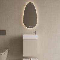 Toiletmeubel Set BWS Riga Kasjmier Fontein Glans Wit