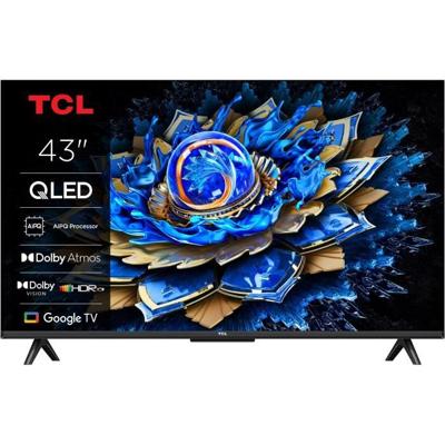 TCL 43T69C - QLED-tv 43 (109 cm) - 4K UHD 3840x2160 - HDR10+ - Android TV - 3x HDMI 2.1 - WiFi