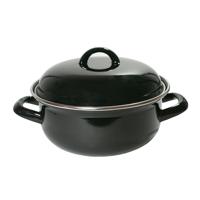 Imperial Kitchen Braadpan emaille zwart ø26 cm 3l