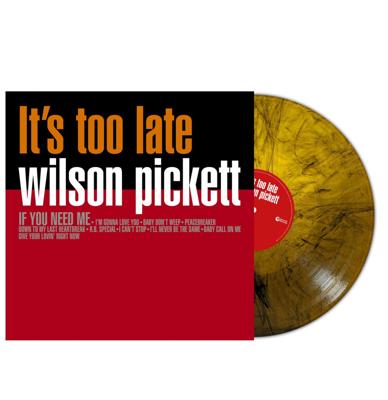 Wilson Pickett - It's Too Late (Oranje Marble Vinyl) LP - LIMITED