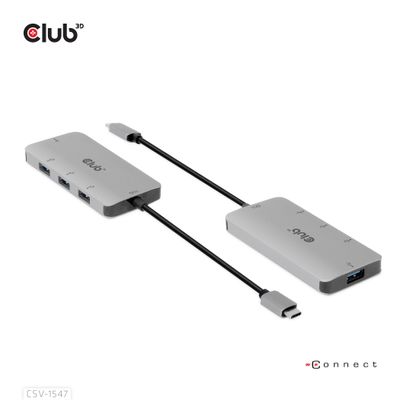 Club 3D USB Gen2 Type-C to 10Gbps 4x USB Type-A Hub usb-hub