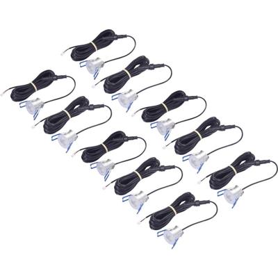 Sygonix SY-6737556 Inbouwlamp Set van 10 stuks Energielabel: F (A - G) LED LED 28.7 W Zilver