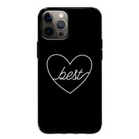 Best heart black: iPhone 12 Tough Case