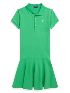 POLO RALPH LAUREN KIDS robe-polo à logo brodé - Vert