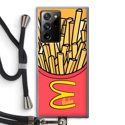 McElodie: Samsung Galaxy Note 20 Ultra / Note 20 Ultra 5G Transparant Hoesje met koord