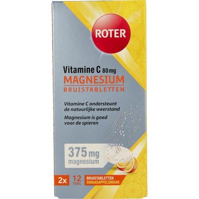 Roter Bruistab vit C + magnesium duopack (24 Bruistab)