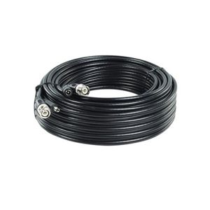 Coax 75Ohm BNC+DC kabel voor beveiligingscamera, lengte 20m