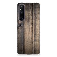 Sony Xperia 1 V | Bumper Hoesje | Steigerhout