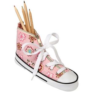 Pennen/potloden etui sneaker roze 24,5 cm