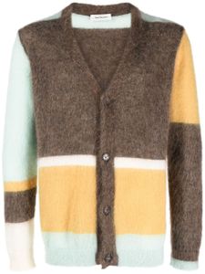 There Was One cardigan colour block à col v - Marron