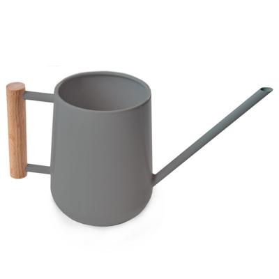 Gieter - metaal - grijs - 700 ml - 25 x 12 x 10 cm Gieter - metaal - grijs - 700 ml - 25 x 12 x 10 cm