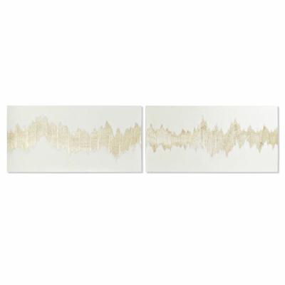 Canvas DKD Home Decor Canvas Hout MDF 120 x 3 x 60 cm