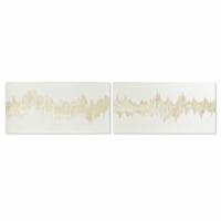 Canvas DKD Home Decor Canvas Hout MDF 120 x 3 x 60 cm