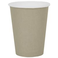 Santex feest/verjaardag bekertjes - 10x stuks - karton - taupe - 270 ml Santex feest/verjaardag bekertjes - 10x stuks - karton - taupe - 270 ml
