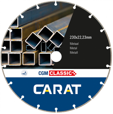 Carat Doorslijpschijf voor metaal | 230X22,23 mm | CGM Classic - CGMC230300