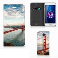 Huawei Y5 2 | Y6 Compact Book Cover Golden Gate Bridge