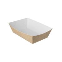 TakeAware Frietbakje a9 kraft/wit bio (400 stuks)