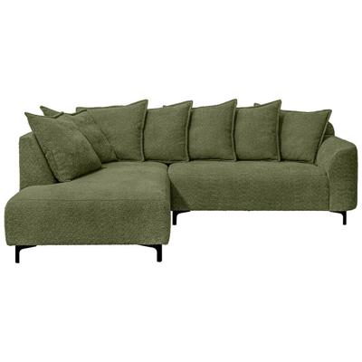 Leen Bakker - Hoekbank Elsa Links - Anthology - Stof - Groen - 204x243x84 Cm