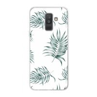 Simple leaves: Samsung Galaxy A6 Plus (2018) Transparant Hoesje