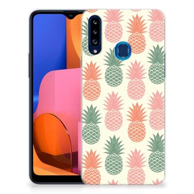 Samsung Galaxy A20s | Siliconen Case | Ananas