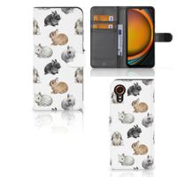 Telefoonhoesje | Met pasjeshouder | voor Samsung Galaxy Xcover 7 Konijntjes
