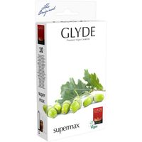 Glyde Premium Vegan Condooms Supermax 60 10 stuks - thumbnail