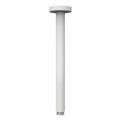 Douchearm Tres Exclusive | 28 cm | Plafond montage | Messing | Rond | Wit mat
