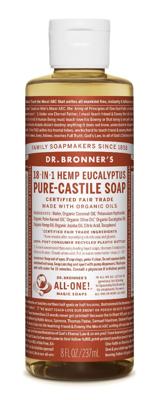 Dr. Bronner's Gel Eucalyptus 18-in-1 Pure-Castile Soap 240ml Dr. Bronner's Gel Eucalyptus 18-in-1 Pure-Castile Soap 240ml