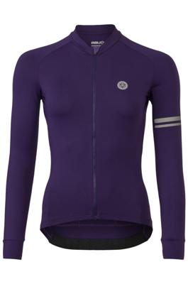 AGU Solid Fietsshirt Lange Mouwen Performance Dames - Ground coffee - XL