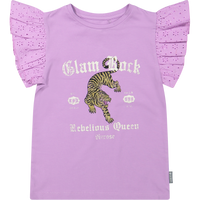 Vinrose Meisjes t-shirt - Sheer lilac - thumbnail