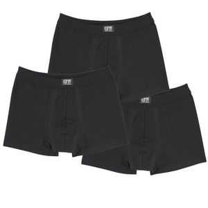 Boxershorts van bio-katoen, set van 3, zwart Maat: 6