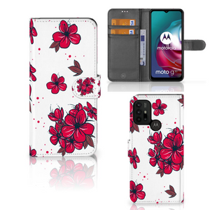 Motorola Moto G10 | G20 | G30 Hoesje Blossom Red