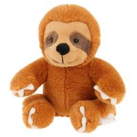 Keel Toys pluche luiaard knuffel - 14 cm - Bruin - Bosdieren Jungle