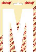 Plakletter Nobel Sticker letter M wit Pickup - Pickup