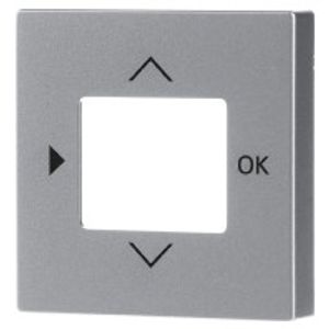 6435-83  - Cover plate for time switch aluminium 6435-83