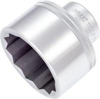 HAZET Dopsleutel 1100Z-80 · 1 inch (25 mm) vierkant hol · Buitentwaalfkant profiel · SW 80 mm