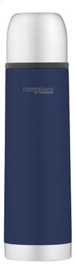 Thermos soft touch thermosfles - 0,5 liter - Blauw