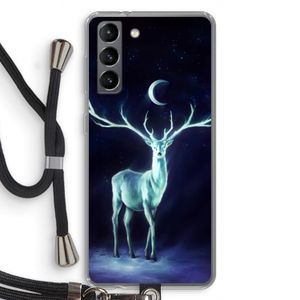Nightbringer: Samsung Galaxy S21 Transparant Hoesje met koord