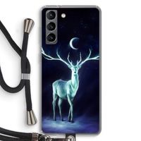 Nightbringer: Samsung Galaxy S21 Transparant Hoesje met koord