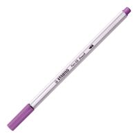 STABILO Pen 68 brush, premium brush viltstift, pruimen paars, per stuk