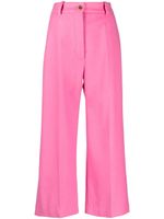 Patou pantalon court à coupe évasée - Rose