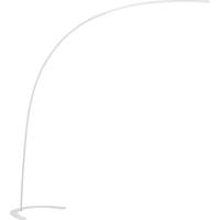 LED Vloerlamp 18W - Warm Wit 3000K - Dimbaar - Mat Wit Aluminium