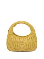 Miu Miu mini sac porté épaule Wander matelassé - Jaune - thumbnail