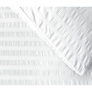 Lanotte® - Amalfi Collectie - Dekbedovertrek - Seer Sucker - Wit - 2 Kussenslopen 60x70 cm - 240x200/220 cm