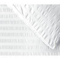 Lanotte® - Amalfi Collectie - Dekbedovertrek - Seer Sucker - Wit - 1 Kussensloop 60x70 cm - 140x200/220 cm