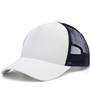 Brain Waves BW7020255 5-Panel Trucker Cap Recycled - White/Navy - One Size