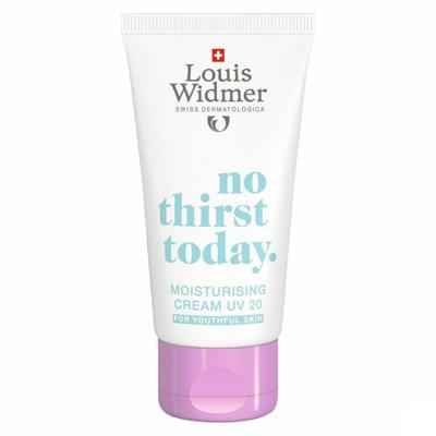 Louis Widmer Hydraterende Crème No Thirst Today Uv20 Geparfumeerd 50ml